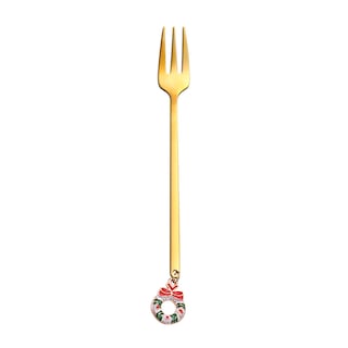 Foto 2 | Foto 2 | Tenedor De Café De Metal Para Decoración De Mesa Navideña Y Cuchara Agitadora - Venta Internacional.