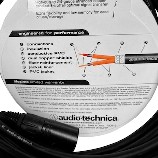 Foto 3 | Foto 3 | Cable De Micrófono Premium De 3m Audio Technica At8314-10 Color Negro Para Micrófono