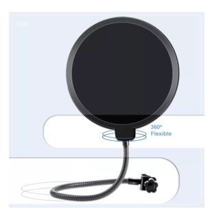 Foto 5 | Foto 5 | Filtro Anti Pop Dj Radox para Micrófono Flexible Antipop Negro