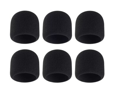 Foto 1 | Foto 1 | Funda para Micrófono Bomge 6 Piezas de Esponja Negras