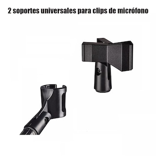 Foto 4 | Foto 4 | Set 4 Soportes De Micrófono Eo Safe Imports Esi-7510 Negro