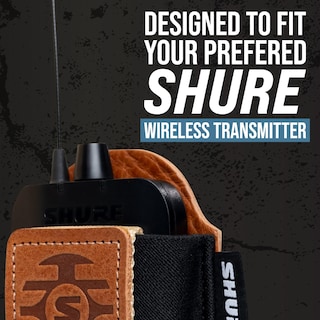 Foto 3 | Foto 3 | Funda Portátil Inalámbrica Para Transmisor Shure, Piel De Primera Calidad - Venta Internacional.