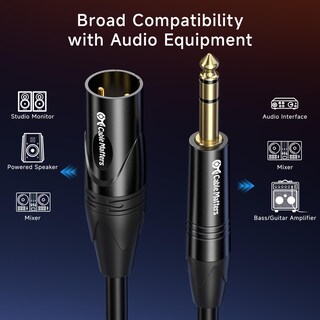 Foto 4 | Foto 4 | Cable Trs A Xlr De Cable Matters, De 6,35 Mm A 4,5 M, Macho A Macho - Venta Internacional.