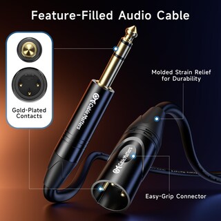 Foto 6 | Foto 6 | Cable Trs A Xlr De Cable Matters, De 6,35 Mm A 4,5 M, Macho A Macho - Venta Internacional.