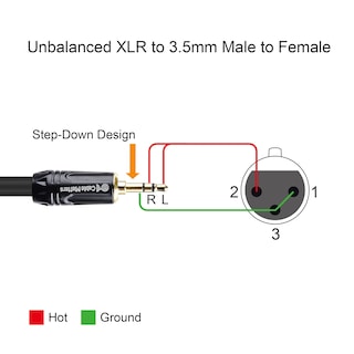 Foto 3 | Foto 3 | Cable Matters, Cable Desbalanceado De 3,5 Mm A Xlr De 1,8 M, Macho A Hembra - Venta Internacional.