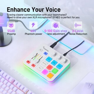 Foto 3 | Foto 3 | Mezclador De Audio Para Juegos Maono Maonocaster G1 Neo Con Bluetooth Rgb - Venta Internacional.