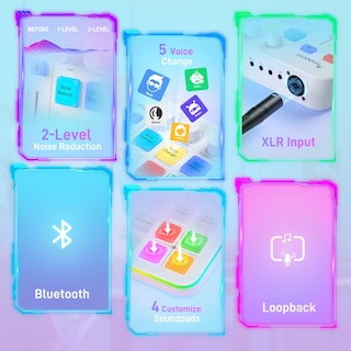 Foto 7 | Foto 7 | Mezclador De Audio Para Juegos Maono Maonocaster G1 Neo Con Bluetooth Rgb - Venta Internacional.