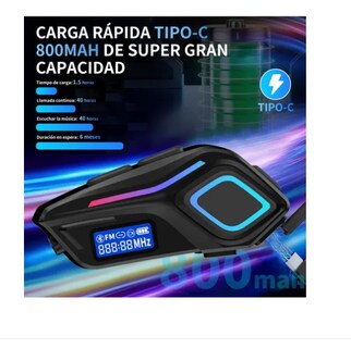 Foto 2 | Foto 2 | Audífonos Para Casco De Motos Bluetooth 5.4