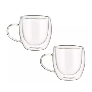 Foto 2 | Foto 2 | Set De 4 Tazas Bluelander de Vidrio Transparente