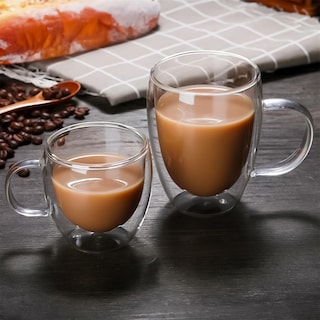 Foto 5 | Foto 5 | Set De 4 Tazas Bluelander de Vidrio Transparente