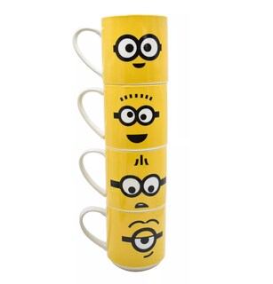 Foto 1 | Foto 1 | Juego de 4 Tazas Belug Minions 330 ml color Amarillo
