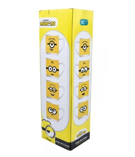 Foto 3 | Foto 3 | Juego de 4 Tazas Belug Minions 330 ml color Amarillo