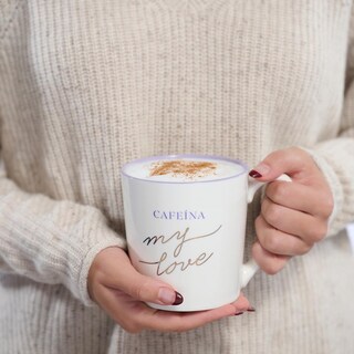 Foto 4 | Foto 4 | Taza LuckyLy Blanca Frase Original 500 ml
