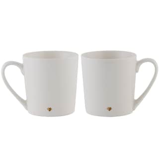 Foto 2 | Foto 2 | Set de Tazas LuckyLy Luca Blancas Frase Original para Pareja 2 Piezas de 500 ml C/U
