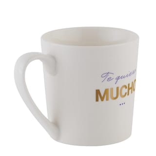 Foto 3 | Foto 3 | Set de Tazas LuckyLy Luca Blancas Frase Original para Pareja 2 Piezas de 500 ml C/U