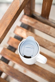 Foto 5 | Foto 5 | Taza De Viaje De Cerámica Ello Jane 530 Ml Con Asa Y Tapa, Color Gris - Venta Internacional.