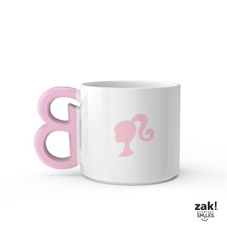Foto 2 | Foto 2 | Taza De Café Zak Designs Barbie Ceramic, 450 Ml, Coleccionable - Venta Internacional.