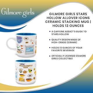 Foto 7 | Foto 7 | Taza Plateada Buffalo Gilmore Girls Stars Hollow, 380 Ml - Venta Internacional.