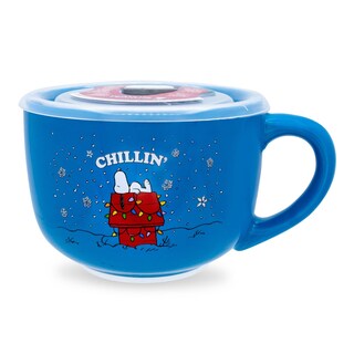 Foto 1 | Foto 1 | Taza Para Sopa Silver Buffalo Peanuts Snoopy Chillin, 700 Ml - Venta Internacional.