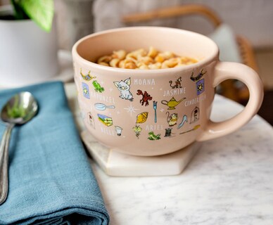 Foto 4 | Foto 4 | Taza De Sopa De Cerámica Con Diseño De Princesa Disney Con Tapa Ventilada, 700 Ml - Venta Internacional.