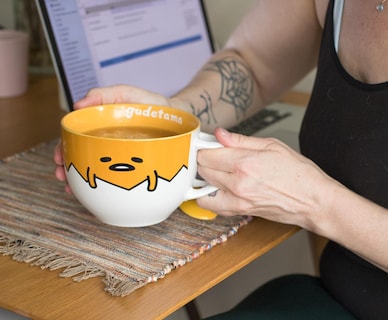 Foto 6 | Foto 6 | Taza De Sopa De Cerámica Silver Buffalo Gudetama Dangerous 710 Ml - Venta Internacional.