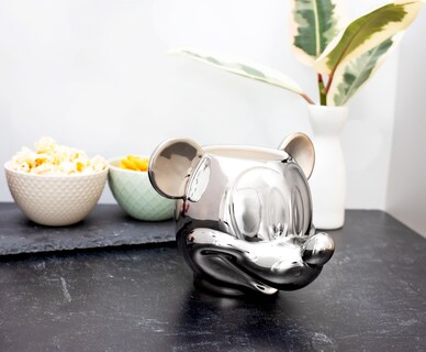 Foto 6 | Foto 6 | Taza De Cerámica Plateada Buffalo Disney Mickey Mouse 100 Years - Venta Internacional.