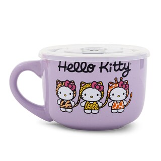 Foto 2 | Foto 2 | Taza Para Sopa Sanrio Hello Kitty Jungle Animals, 700 Ml - Venta Internacional.