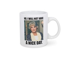 Taza Silver Buffalo The Golden Girls No Tendré Un Buen Día - Venta Internacional.