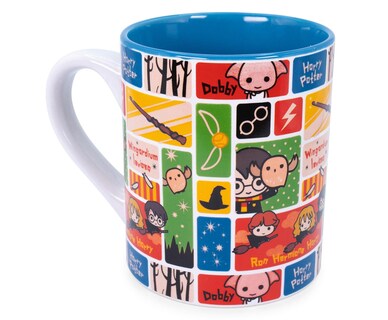Foto 1 | Foto 1 | Taza De Cerámica Plateada Con Personajes De Harry Potter Chibi De Buffalo, 400 Ml - Venta Internacional.