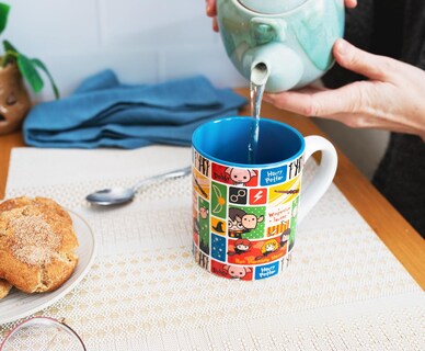 Foto 5 | Foto 5 | Taza De Cerámica Plateada Con Personajes De Harry Potter Chibi De Buffalo, 400 Ml - Venta Internacional.