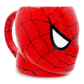 Foto 2 | Foto 2 | Taza De Cerámica Plateada Con Diseño De Búfalo Marvel Spiderman Face 3d, 600 Ml - Venta Internacional.