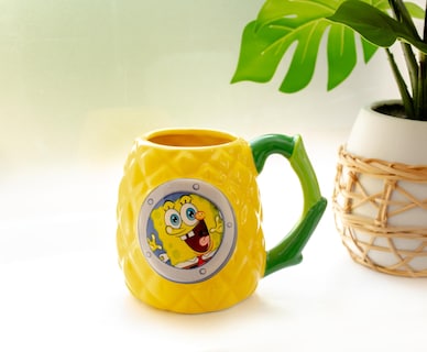 Foto 5 | Foto 5 | Taza De Cerámica Silver Buffalo Spongebob Pineapple Window 590 Ml - Venta Internacional.