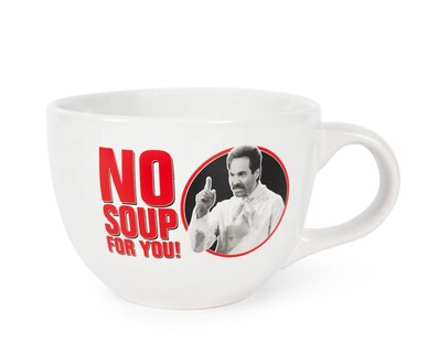Foto 1 | Foto 1 | Taza De Sopa De Cerámica Silver Buffalo Seinfeld No Soup For You, 700 Ml - Venta Internacional.