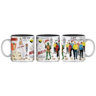 Foto 1 | Foto 1 | Taza De Cerámica Plateada Buffalo Star Trek Aliens 385ml - Venta Internacional.