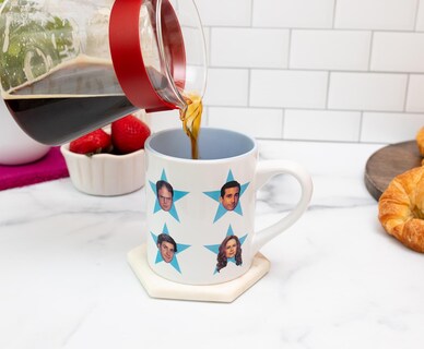 Foto 6 | Foto 6 | Taza Silver Buffalo The Office Cast Stars 414 Ml Cerámica - Venta Internacional