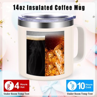 Foto 5 | Foto 5 | Taza De Café Lifecapido Para Regalo De 75 Cumpleaños, 420 Ml, Vintage, 1950 - Venta Internacional.