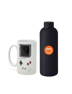Foto 1 | Foto 1 | Taza Magica Game Boy + Termo De Agua Güish