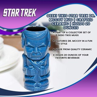 Foto 7 | Foto 7 | Taza Star Trek Dr. Mccoy Geeki Tikis 590 Ml Coleccionable Oficialmente - Venta Internacional.