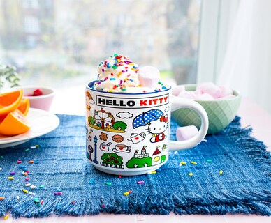 Foto 7 | Foto 7 | Taza Sanrio Hello Kitty De Cerámica Con Mapa Rojo 380 Ml - Venta Internacional.