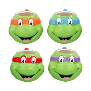 Foto 1 | Foto 1 | Taza Silver Buffalo Nickelodeon Tmnt Esculpida En 3d 680 Ml - Venta Internacional.