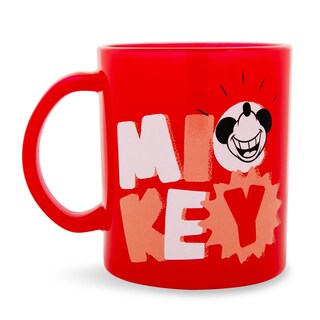 Foto 1 | Foto 1 | Taza De Cristal Plateada Con Diseño De Mickey Mouse Buffalo Disney 530 Ml - Venta Internacional.