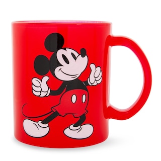 Foto 2 | Foto 2 | Taza De Cristal Plateada Con Diseño De Mickey Mouse Buffalo Disney 530 Ml - Venta Internacional.