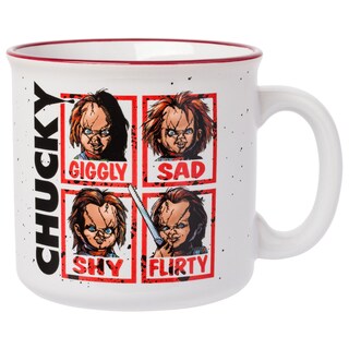 Foto 1 | Foto 1 | Taza Camper De Cerámica Silver Buffalo Chucky Moods Horror 600 Ml - Venta Internacional.