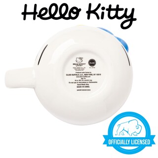 Foto 2 | Foto 2 | Taza De Cerámica Silver Buffalo Sanrio Hello Kitty Blue Bow 600 Ml - Venta Internacional.