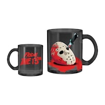 Taza De Café Silver Buffalo Friday The 13th Jason 500 Ml - Venta Internacional.