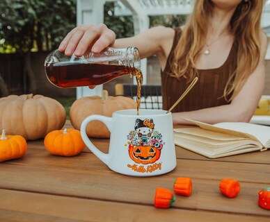 Foto 4 | Foto 4 | Taza Silver Buffalo Sanrio Hello Kitty Pumpkin 400 Ml - Venta Internacional.