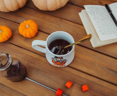 Foto 5 | Foto 5 | Taza Silver Buffalo Sanrio Hello Kitty Pumpkin 400 Ml - Venta Internacional.