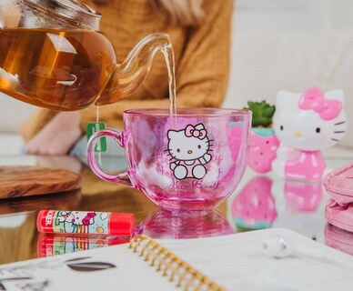 Foto 2 | Foto 2 | Taza De Café Silver Buffalo Sanrio Hello Kitty De Cristal De 480 Ml - Venta Internacional.