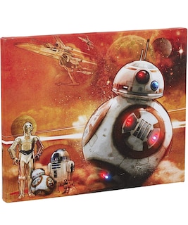 Foto 1 | Foto 1 | Lienzo Decorativo Underground Toys Star Wars Bb-8 Con Luz - Venta Internacional.