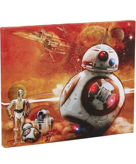 Foto 2 | Foto 2 | Lienzo Decorativo Underground Toys Star Wars Bb-8 Con Luz - Venta Internacional.